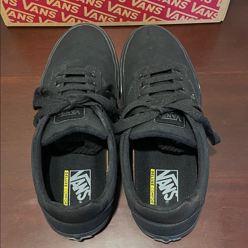 Vans Men's Black Atwood Deluxe Canvas Sneakers - Picture 7 of 12